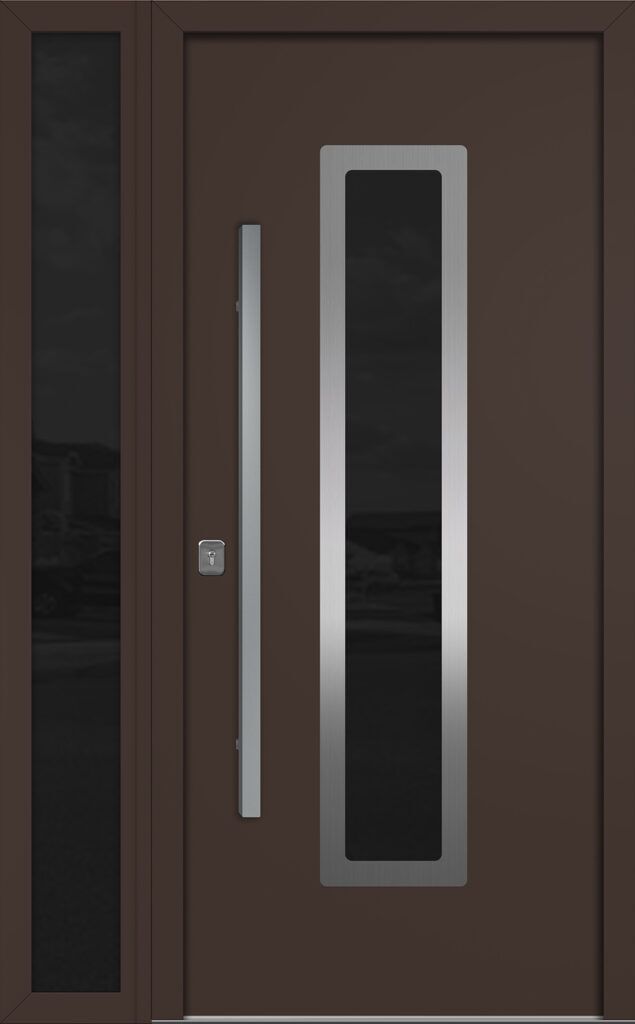 Nova Inox S1 Brown Exterior Door