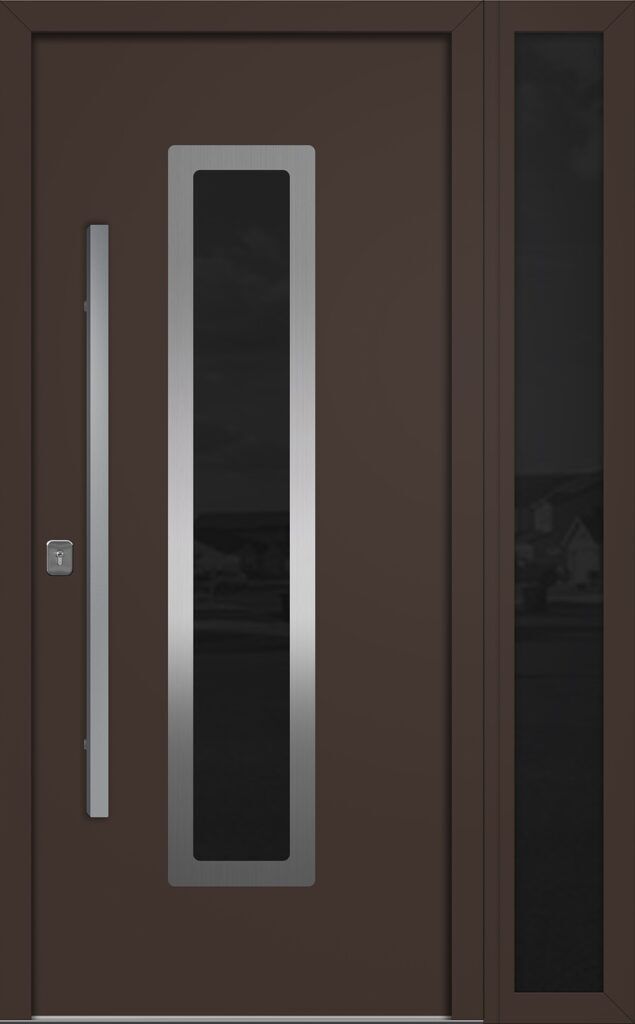 Nova Inox S1 Brown Exterior Door