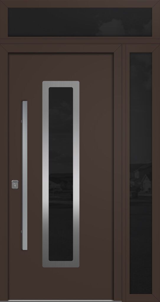 Nova Inox S1 Brown Exterior Door