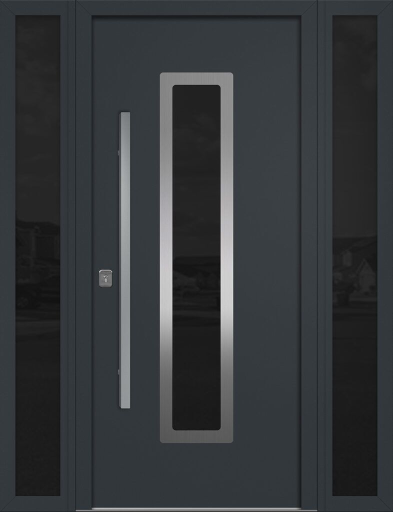 Nova Inox S1 Gray Exterior Door