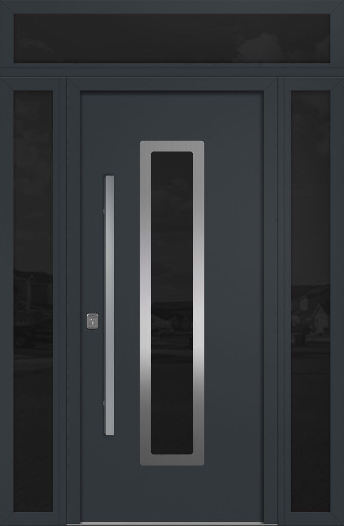 Nova Inox S1 Gray Exterior Door