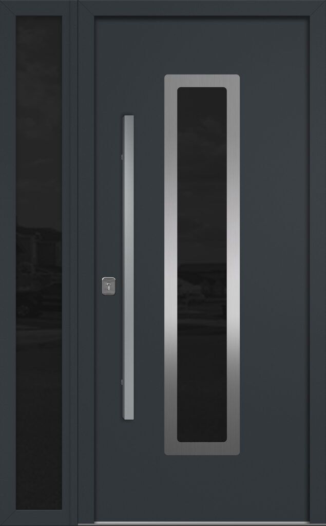 Nova Inox S1 Gray Exterior Door