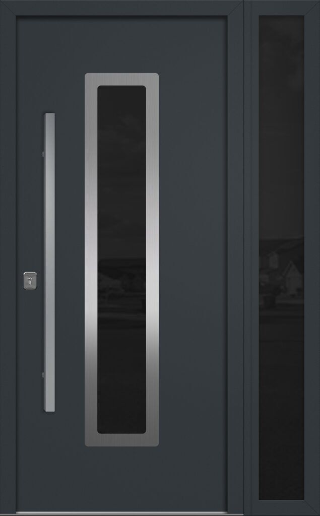 Nova Inox S1 Gray Exterior Door