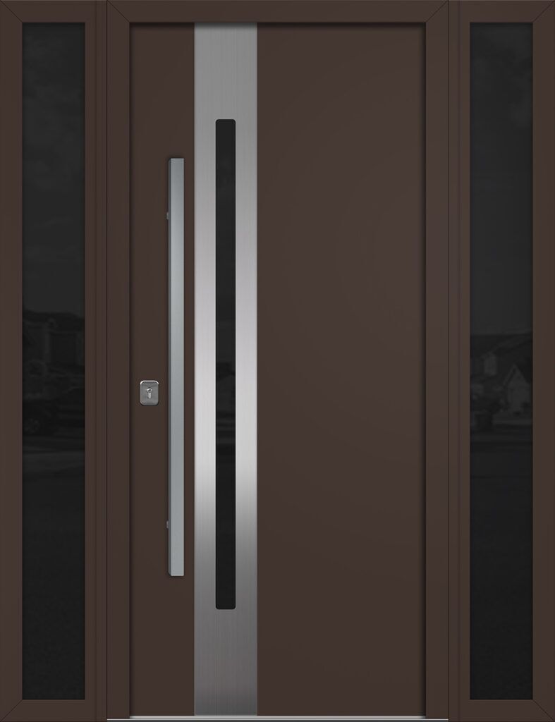 Nova Inox S2 Brown Exterior Door