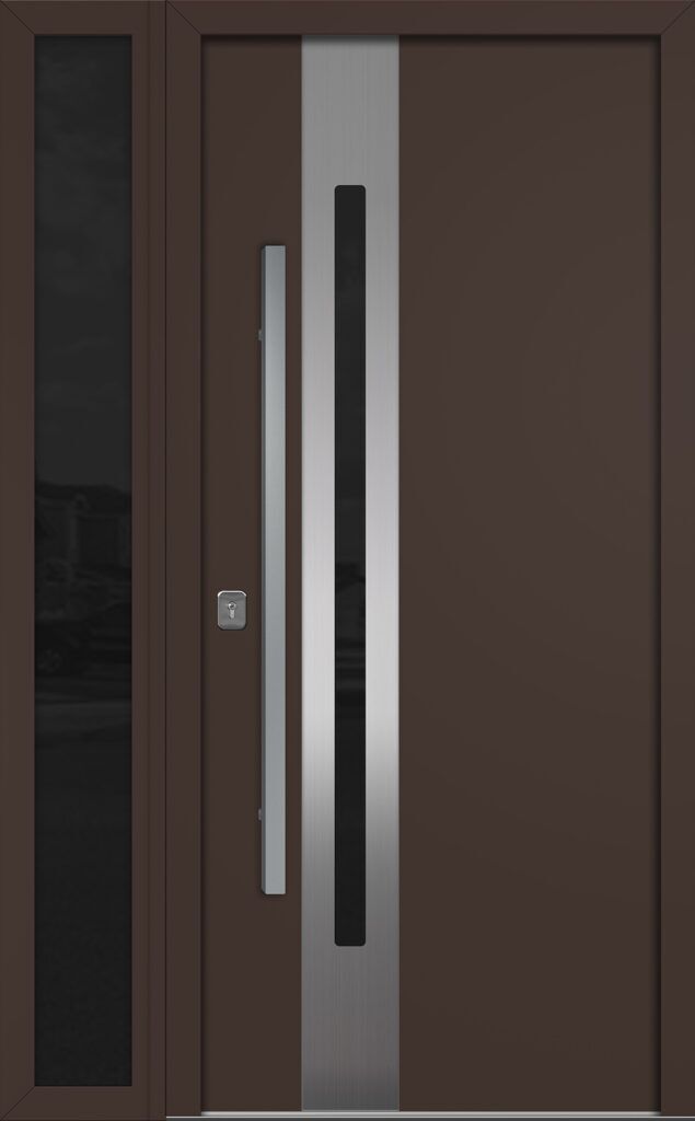 Nova Inox S2 Brown Exterior Door