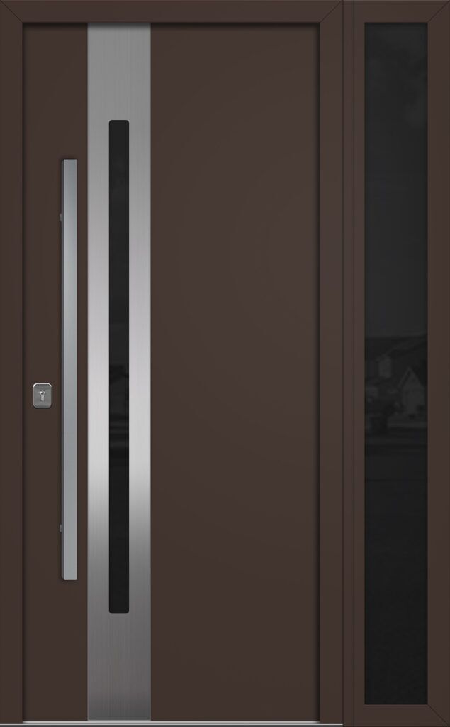 Nova Inox S2 Brown Exterior Door
