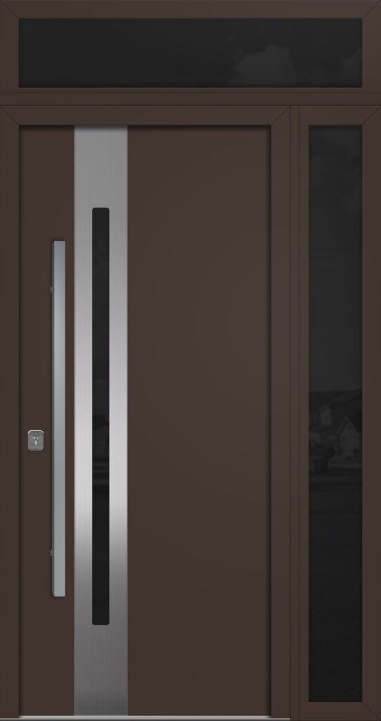 Nova Inox S2 Brown Exterior Door