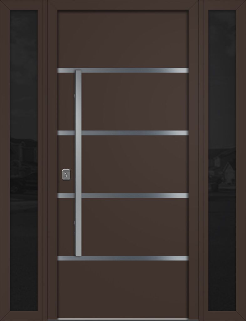 Nova Inox S3 Brown Exterior Door