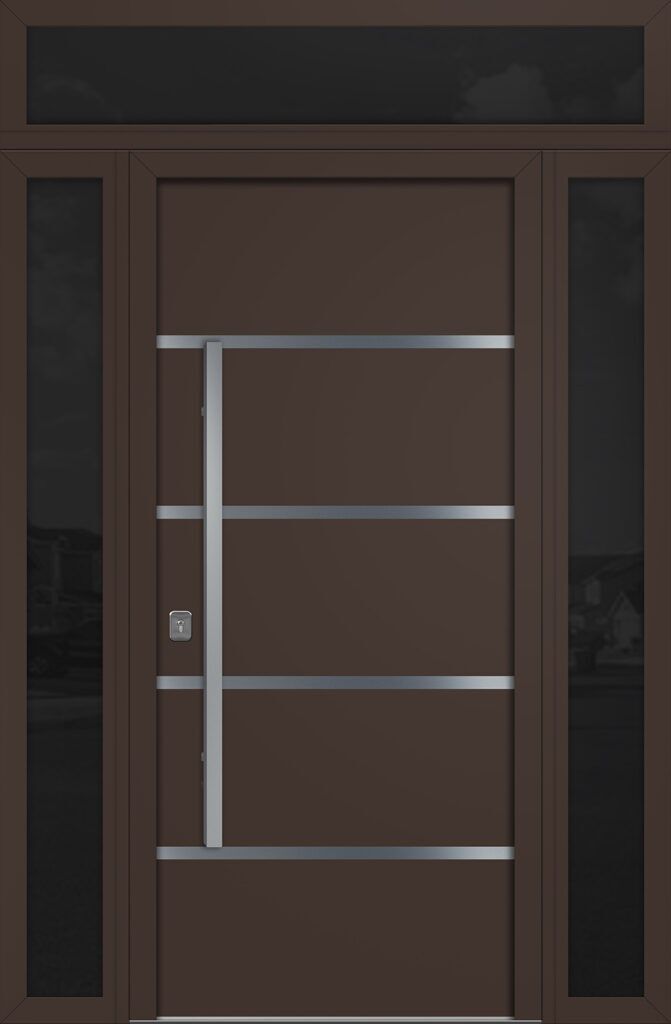 Nova Inox S3 Brown Exterior Door