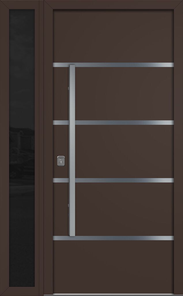 Nova Inox S3 Brown Exterior Door