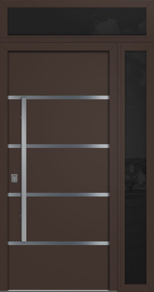 Nova Inox S3 Brown Exterior Door
