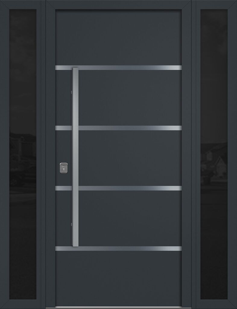 Nova Inox S3 Gray Exterior Door