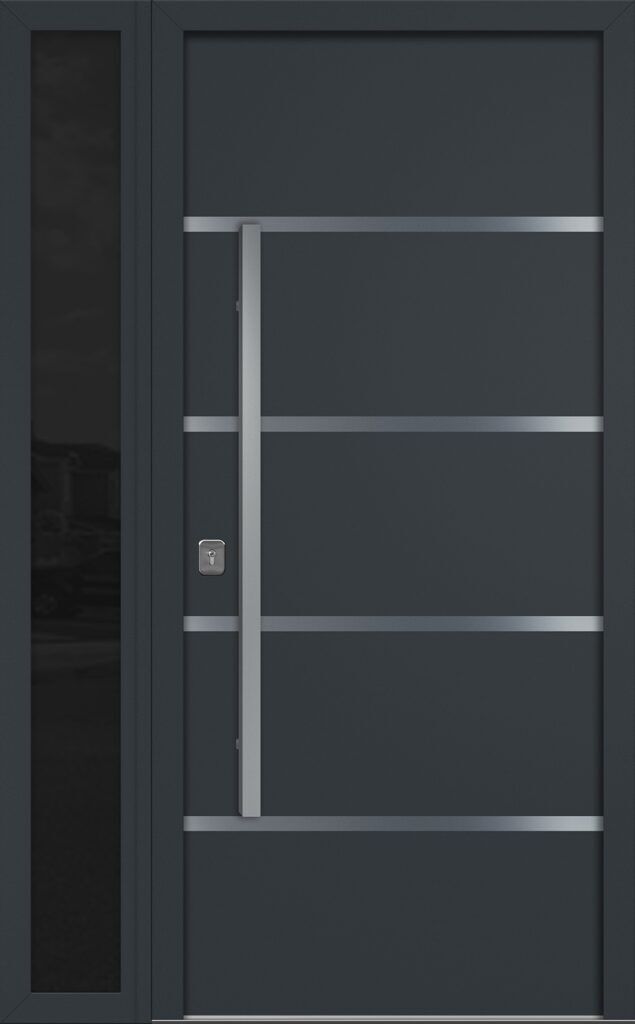 Nova Inox S3 Gray Exterior Door