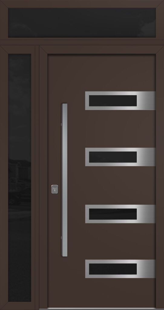 Nova Inox S4 Brown Exterior Door