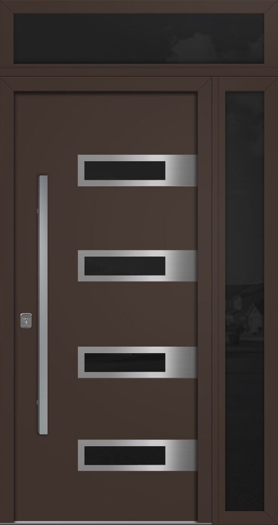 Nova Inox S4 Brown Exterior Door