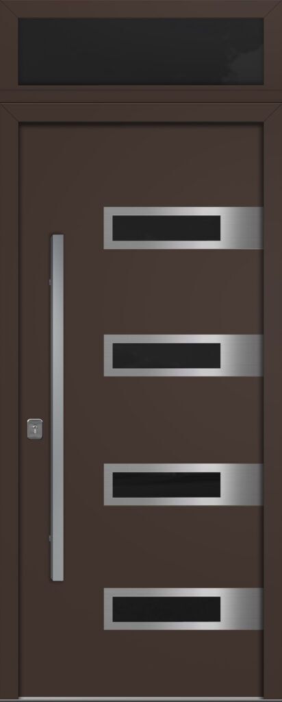 Nova Inox S4 Brown Exterior Door