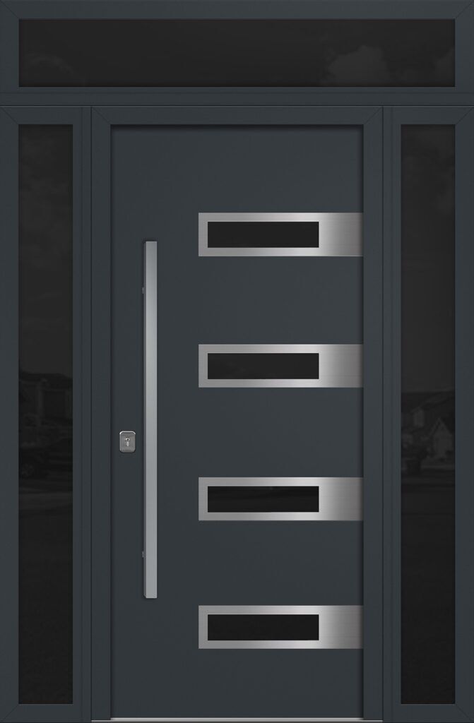 Nova Inox S4 Gray Exterior Door