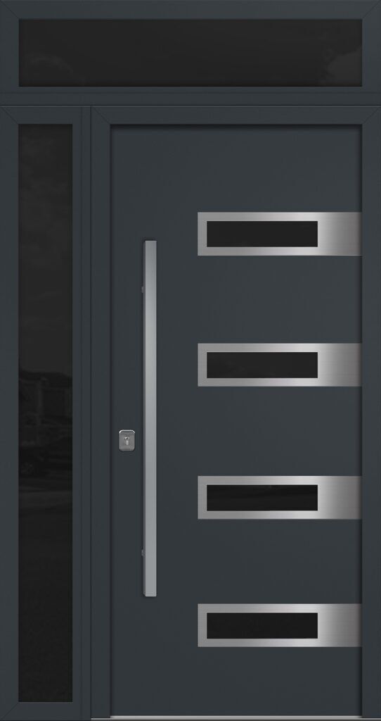 Nova Inox S4 Gray Exterior Door