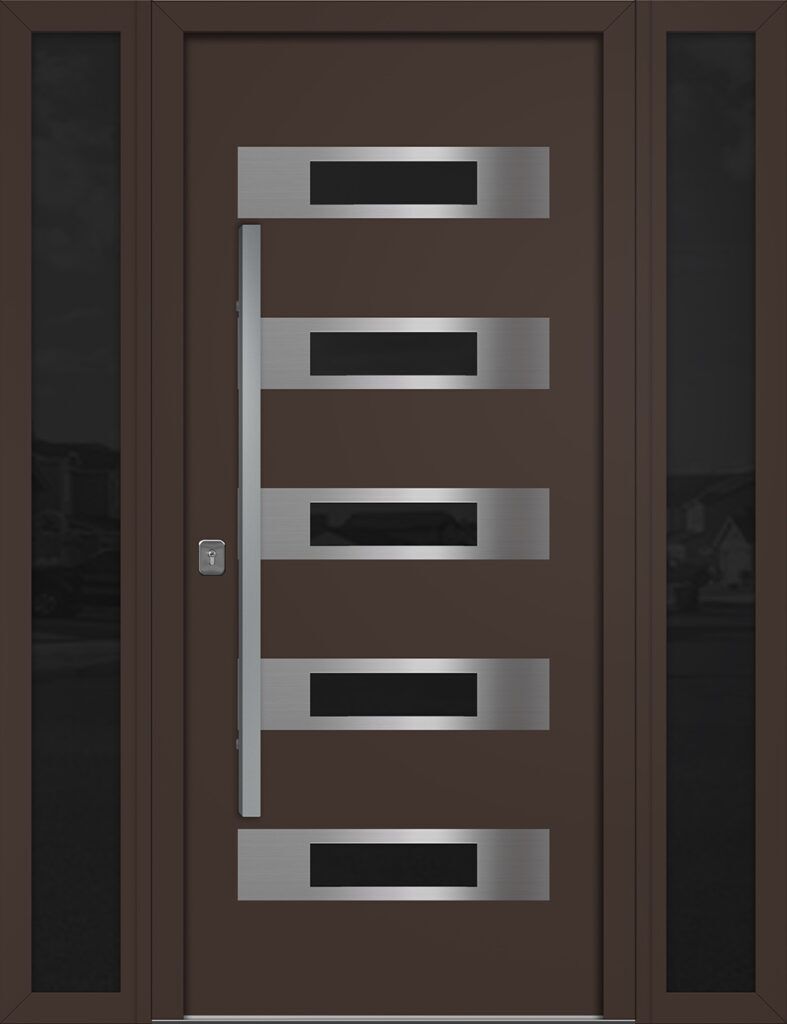 Nova Inox S5 Brown Exterior Door
