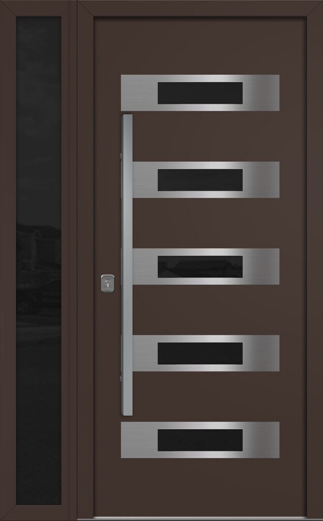 Nova Inox S5 Brown Exterior Door