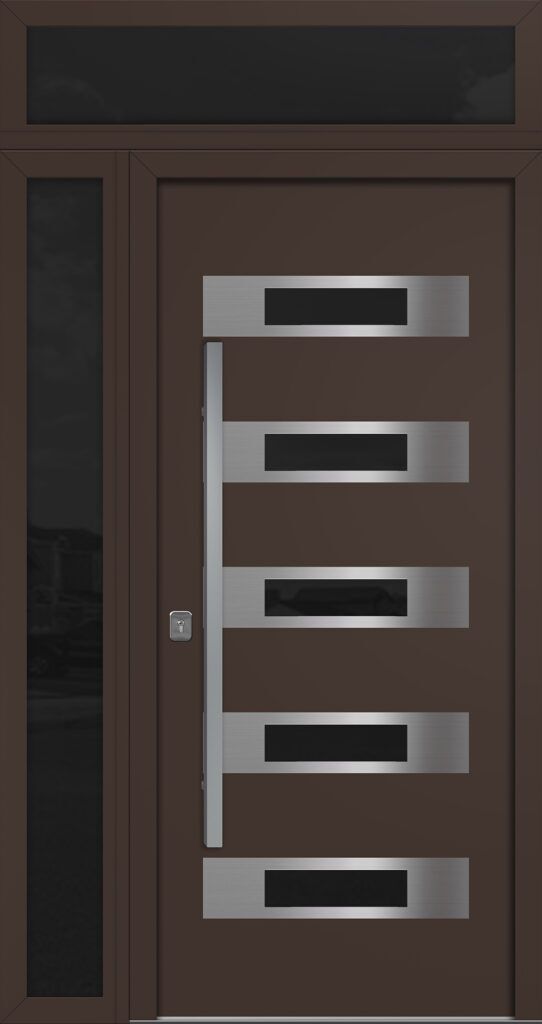 Nova Inox S5 Brown Exterior Door