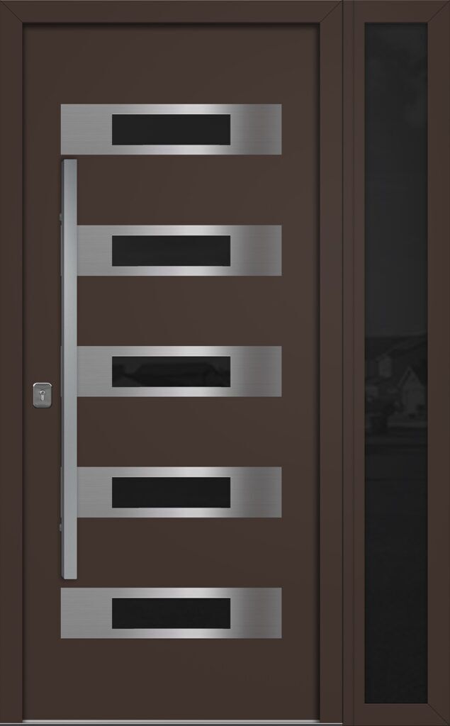 Nova Inox S5 Brown Exterior Door