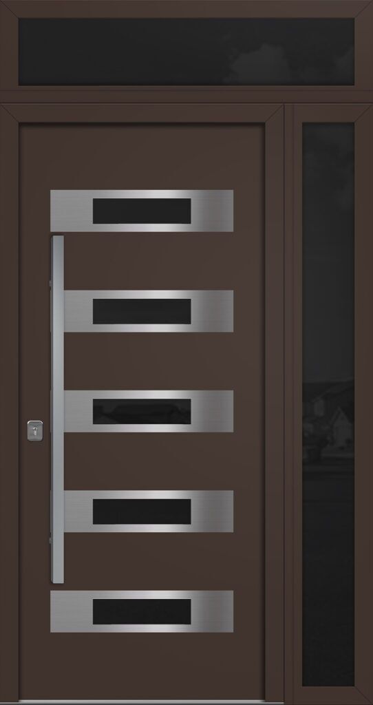 Nova Inox S5 Brown Exterior Door