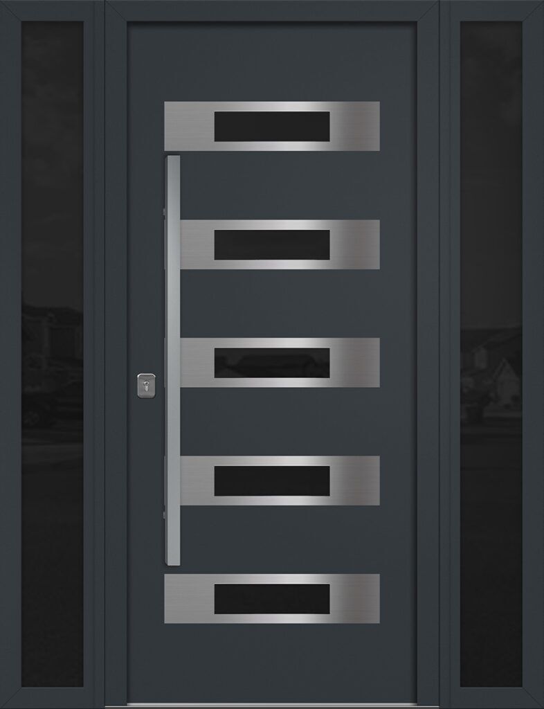 Nova Inox S5 Gray Exterior Door