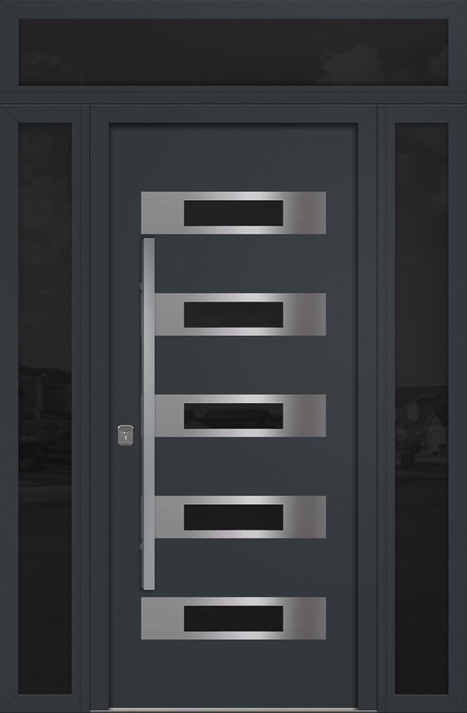 Nova Inox S5 Gray Exterior Door