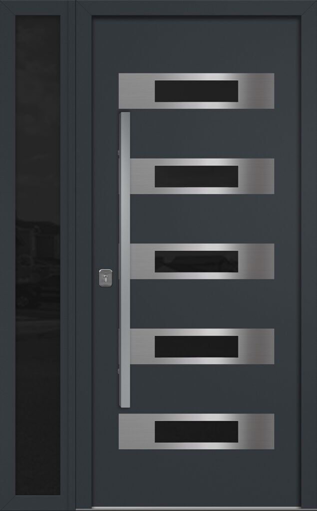 Nova Inox S5 Gray Exterior Door