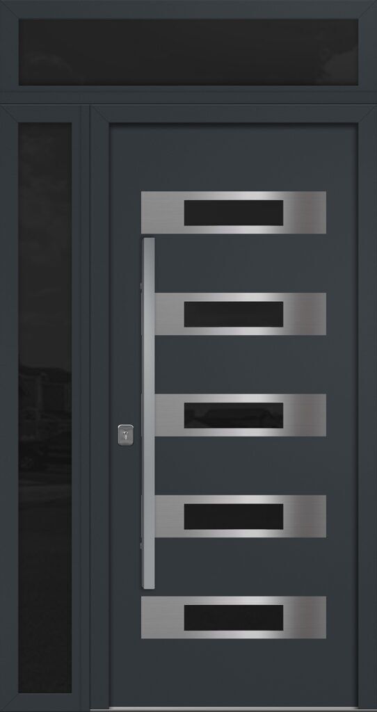 Nova Inox S5 Gray Exterior Door