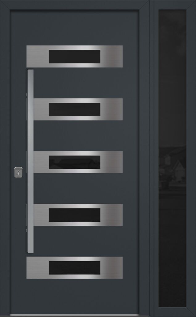 Nova Inox S5 Gray Exterior Door