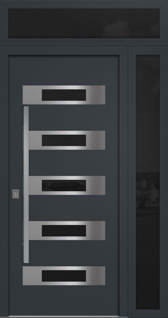 Nova Inox S5 Gray Exterior Door