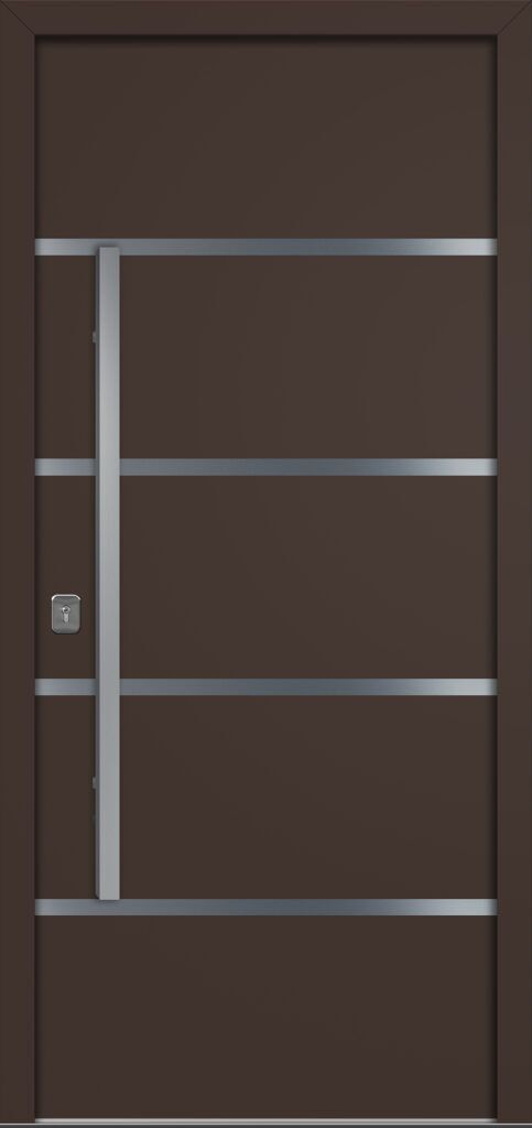 Nova Inox S3 Brown Exterior Door