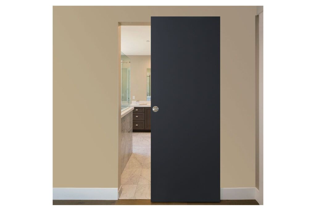 Nova Glam G Pro 001 Soft Black Laminated Modern Interior Door - Magic Door