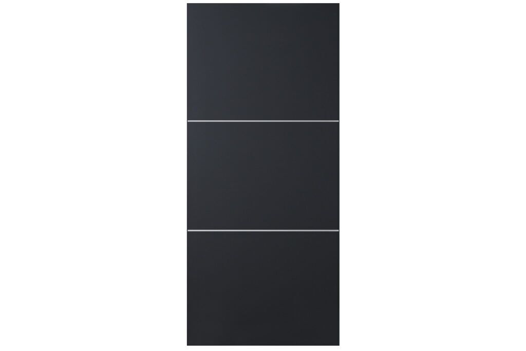 Nova Glam G Pro 006 Soft Black Laminated Modern Interior Door - Slab