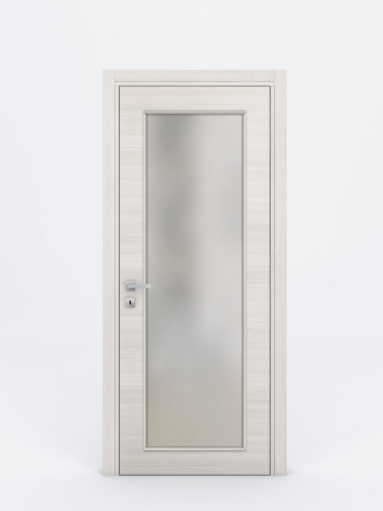 Nova Braga 1 Lite Crema Matrix Laminated Modern Interior Door - Single Door