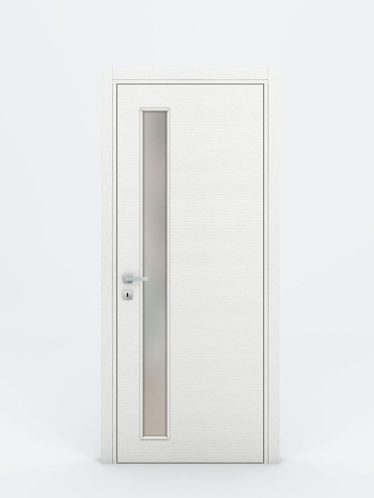 Nova Braga 1 Lite V Bianco Matrix Laminated Modern Interior Door - Single Door