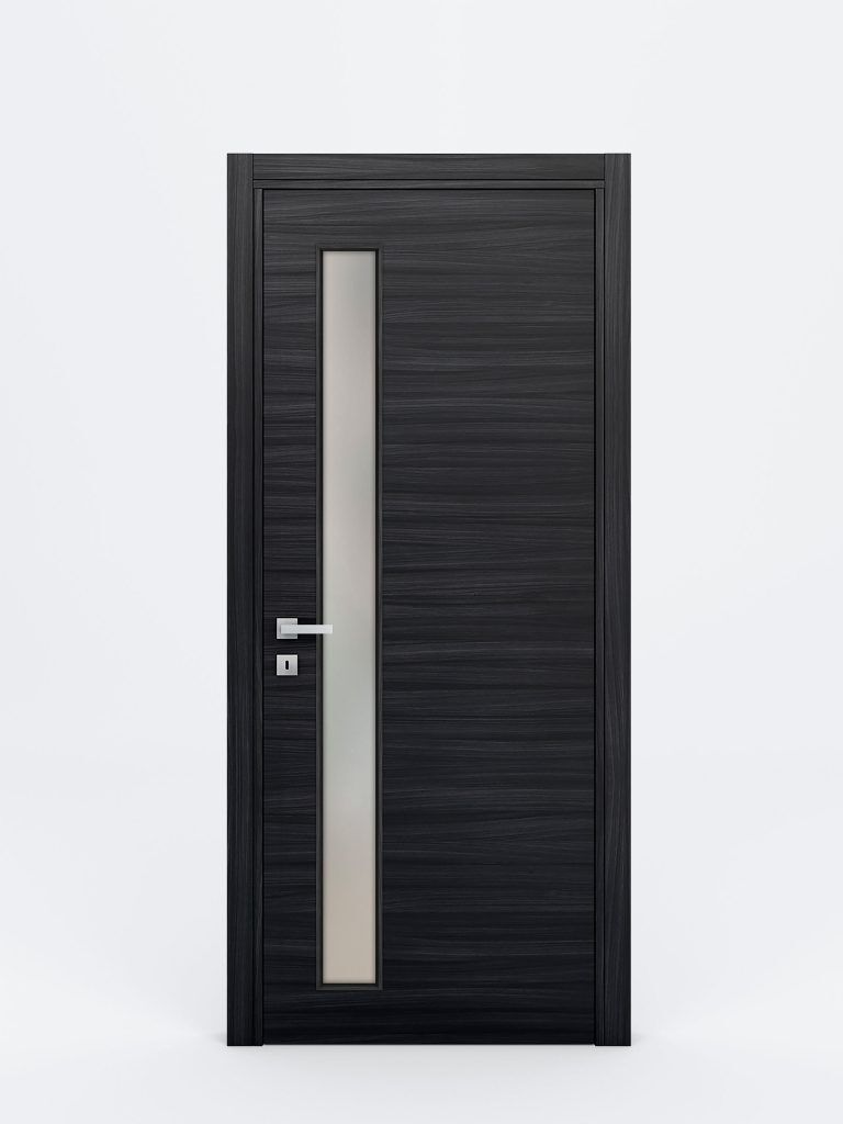 Nova Braga 1 Lite V Blu Matrix Laminated Modern Interior Door - Single Door