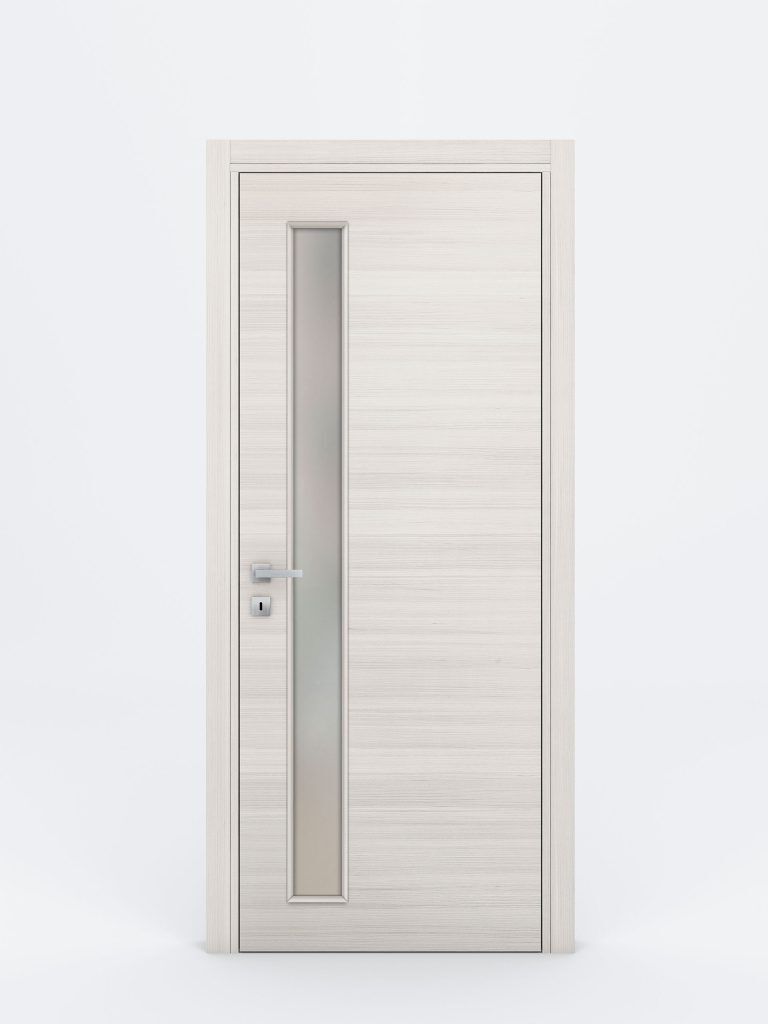 Nova Braga 1 Lite V Crema Matrix Laminated Modern Interior Door - Single Door
