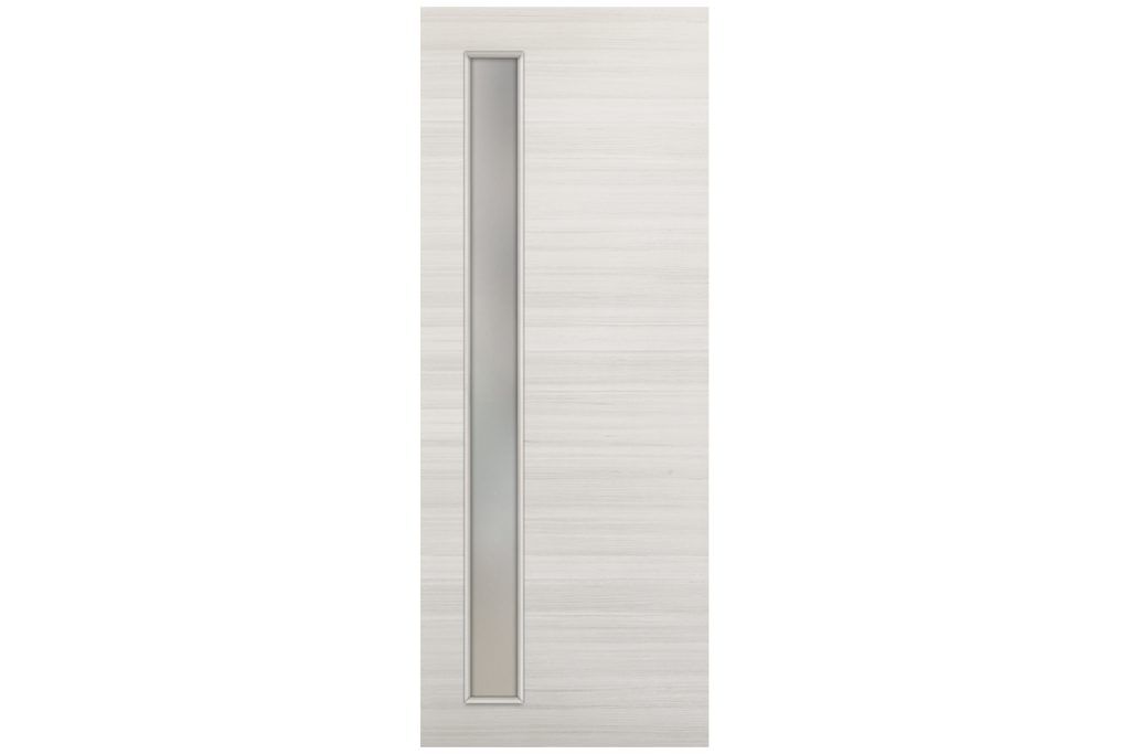 Nova Braga 1 Lite V Crema Matrix Laminated Modern Interior Door - Slab