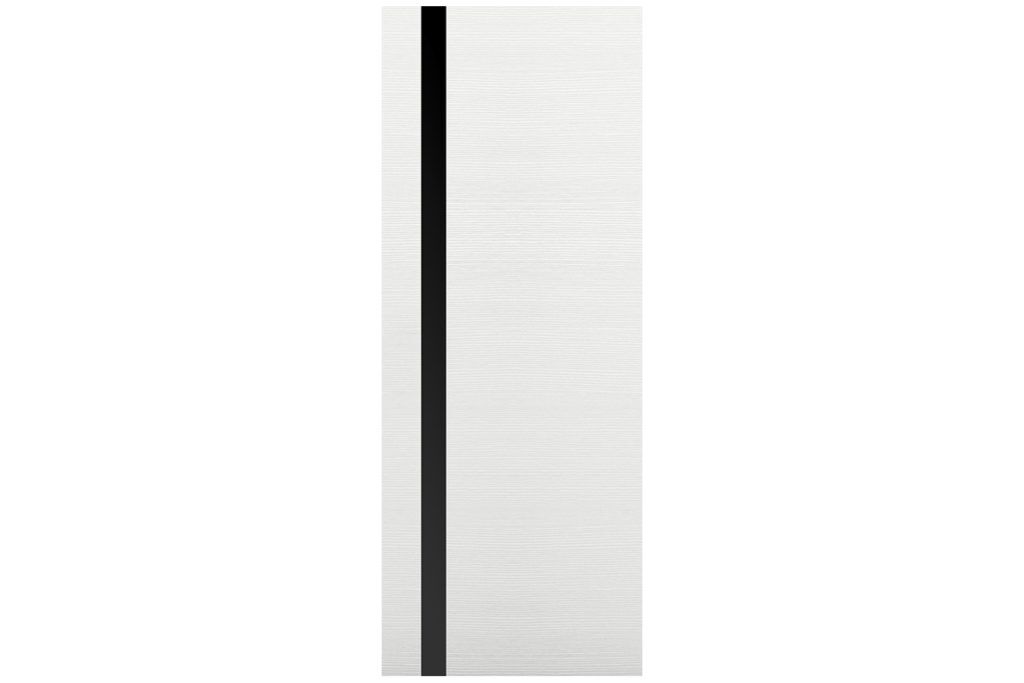 Nova Braga 1G Bianco Matrix Laminated Modern Interior Door - Slab