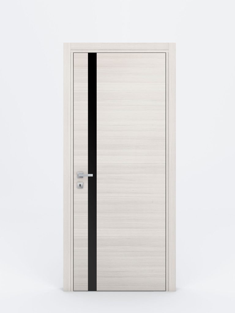 Nova Braga 1G Crema Matrix Laminated Modern Interior Door - Single Door