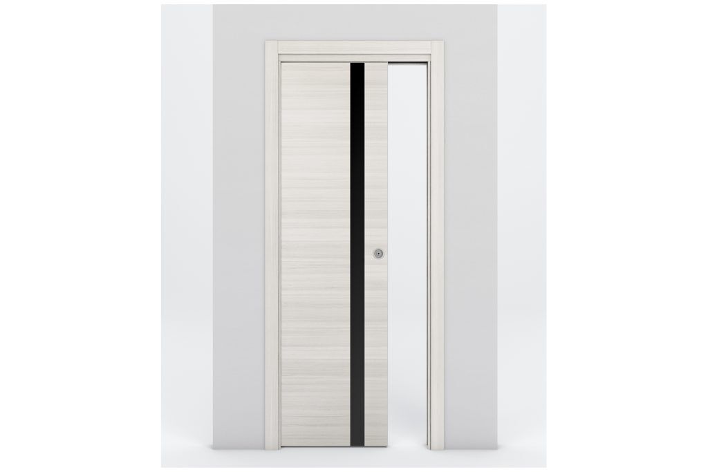 Nova Braga 1G Crema Matrix Laminated Modern Interior Door - Single Pocket
