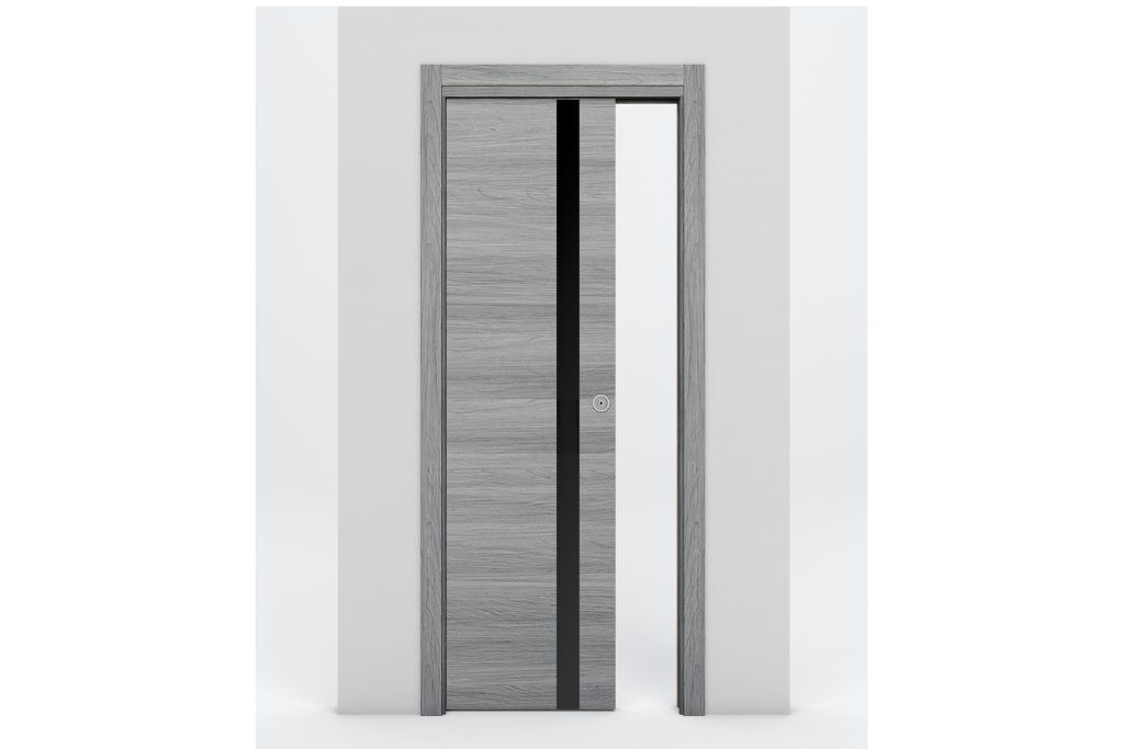 Nova Braga 1G Olmo Matrix Laminated Modern Interior Door - Single Pocket