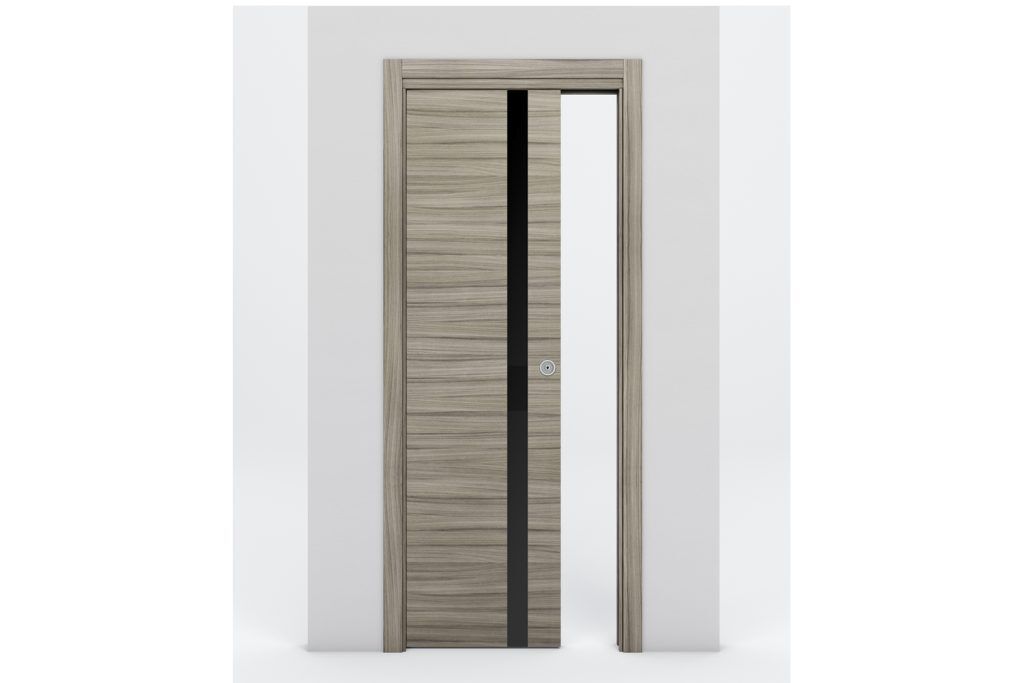 Nova Braga 1G Palissandro Matrix Laminated Modern Interior Door - Single Pocket