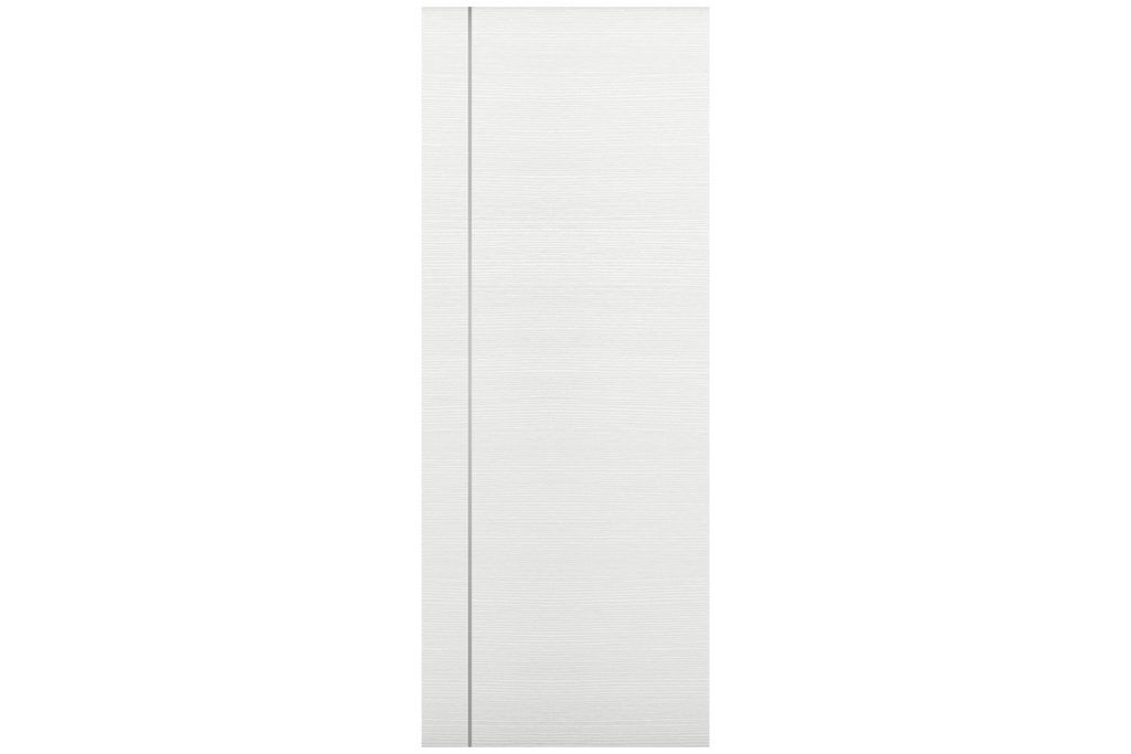 Nova Braga 1V Bianco Matrix Laminated Modern Interior Door - Slab