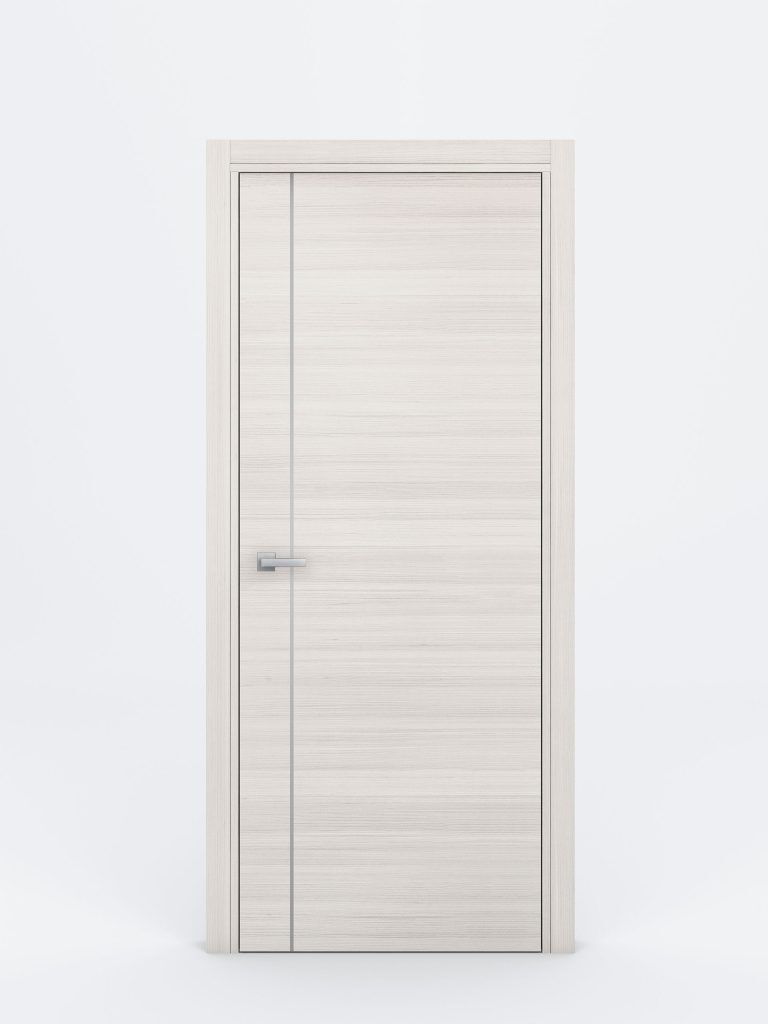 Nova Braga 1V Crema Matrix Laminated Modern Interior Door - Single Door