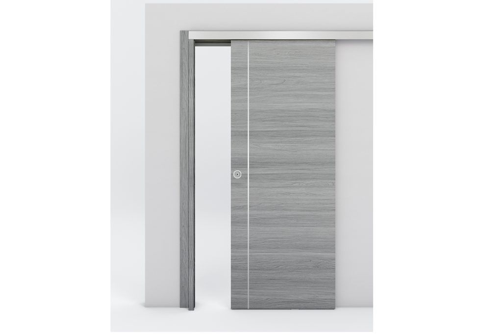 Nova Braga 1V Olmo Matrix Laminated Modern Interior Door - Bypass Door