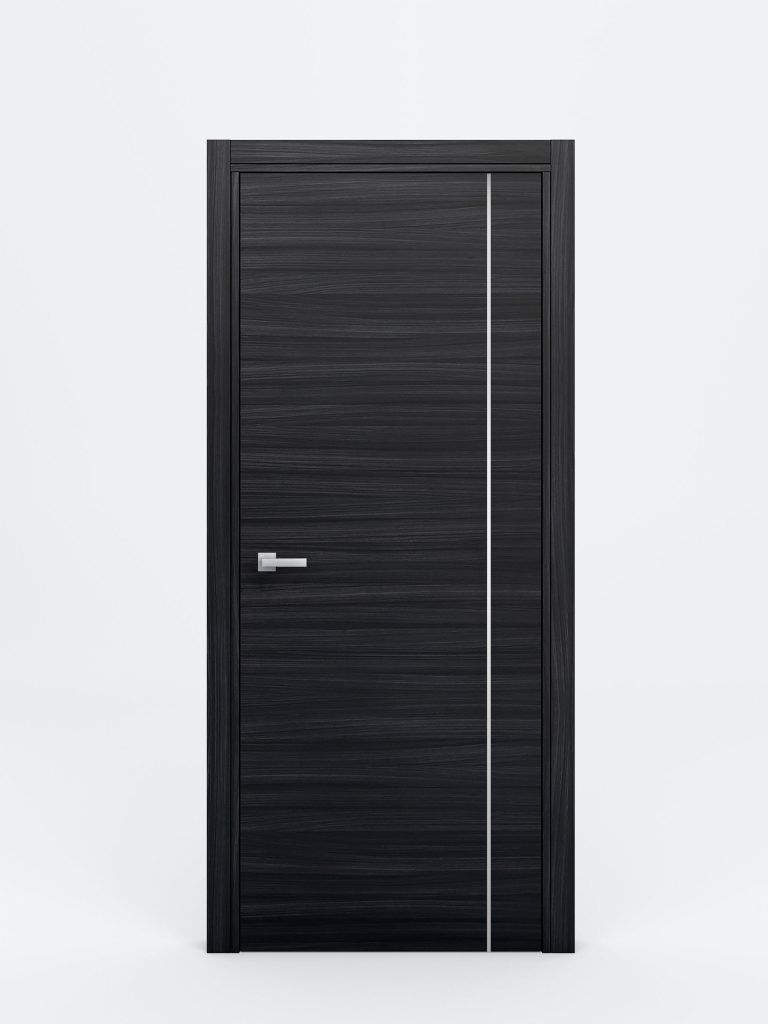 Nova Braga 1VR Blu Matrix Laminated Modern Interior Door - Single Door